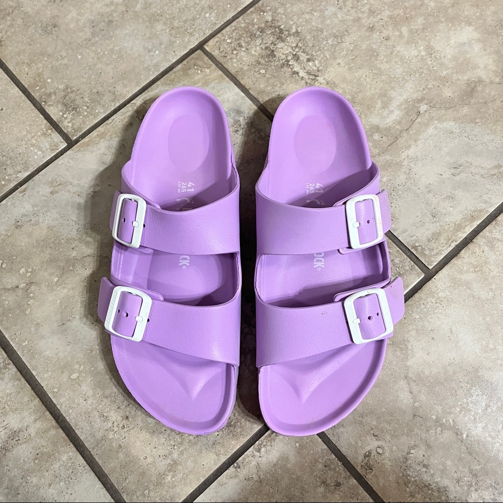 Birkenstock Arizona Eva Purple Sandals